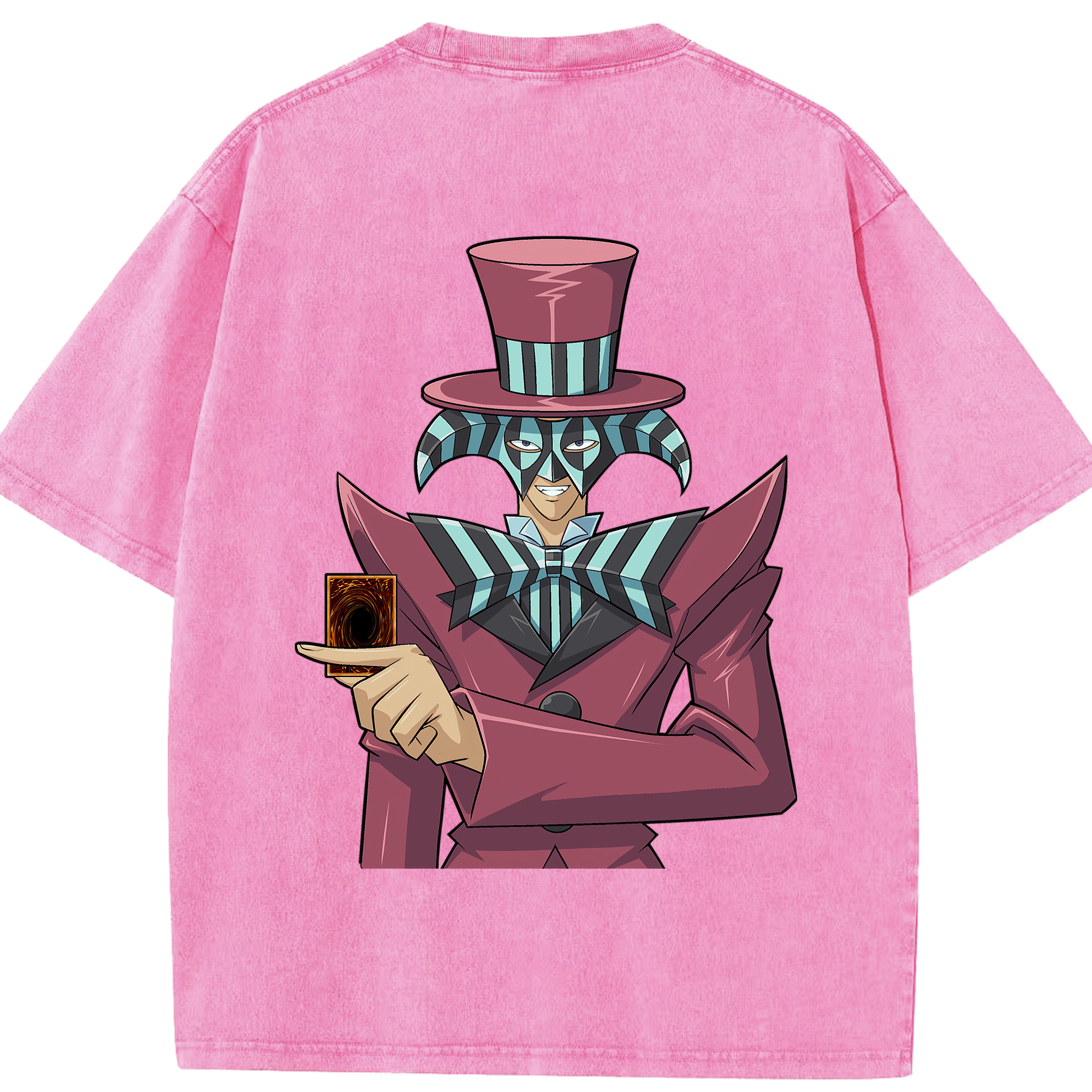 （画像用） 遊☆戯☆王 Yu-Gi-Oh! 綿100% ヴィンテージ風 半袖Tシャツ（背面プリント）